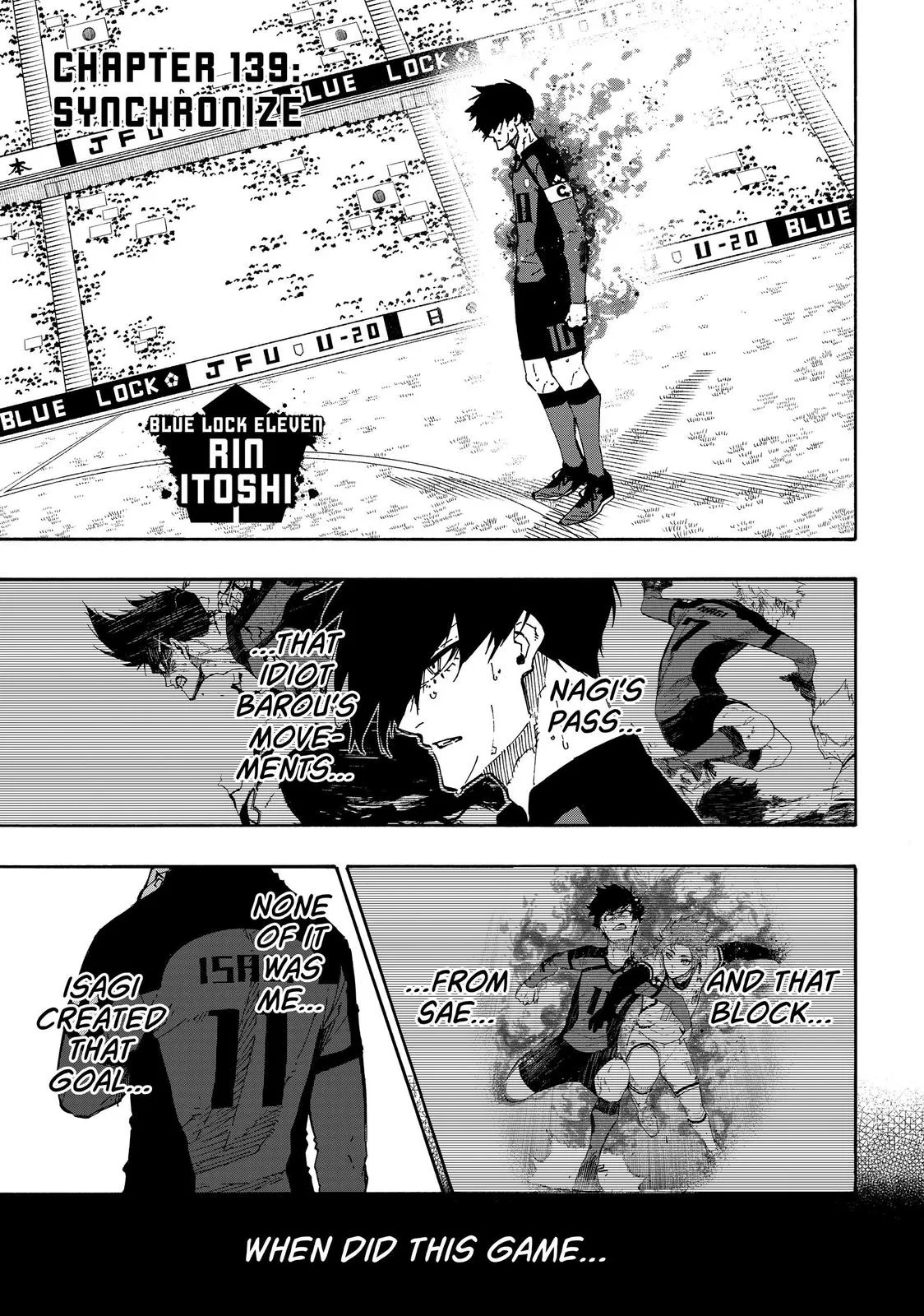 Blue Lock - Chapter 139 - Page 1