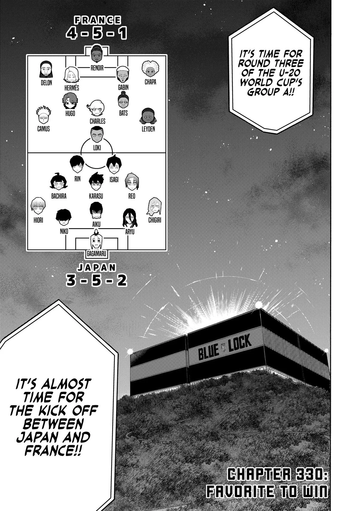 Blue Lock - Chapter 330 - Page 1
