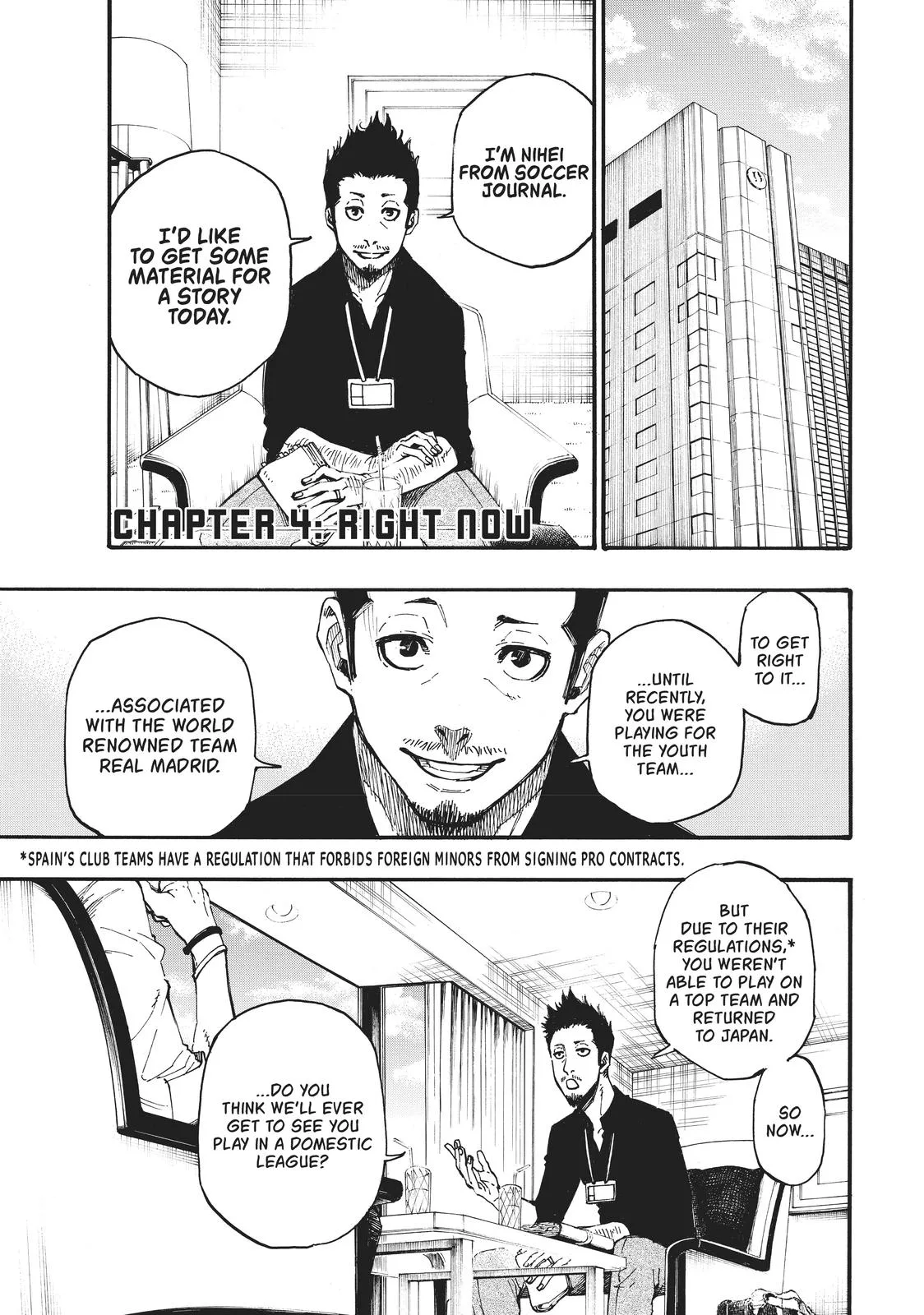 Blue Lock - Chapter 4 - Page 1