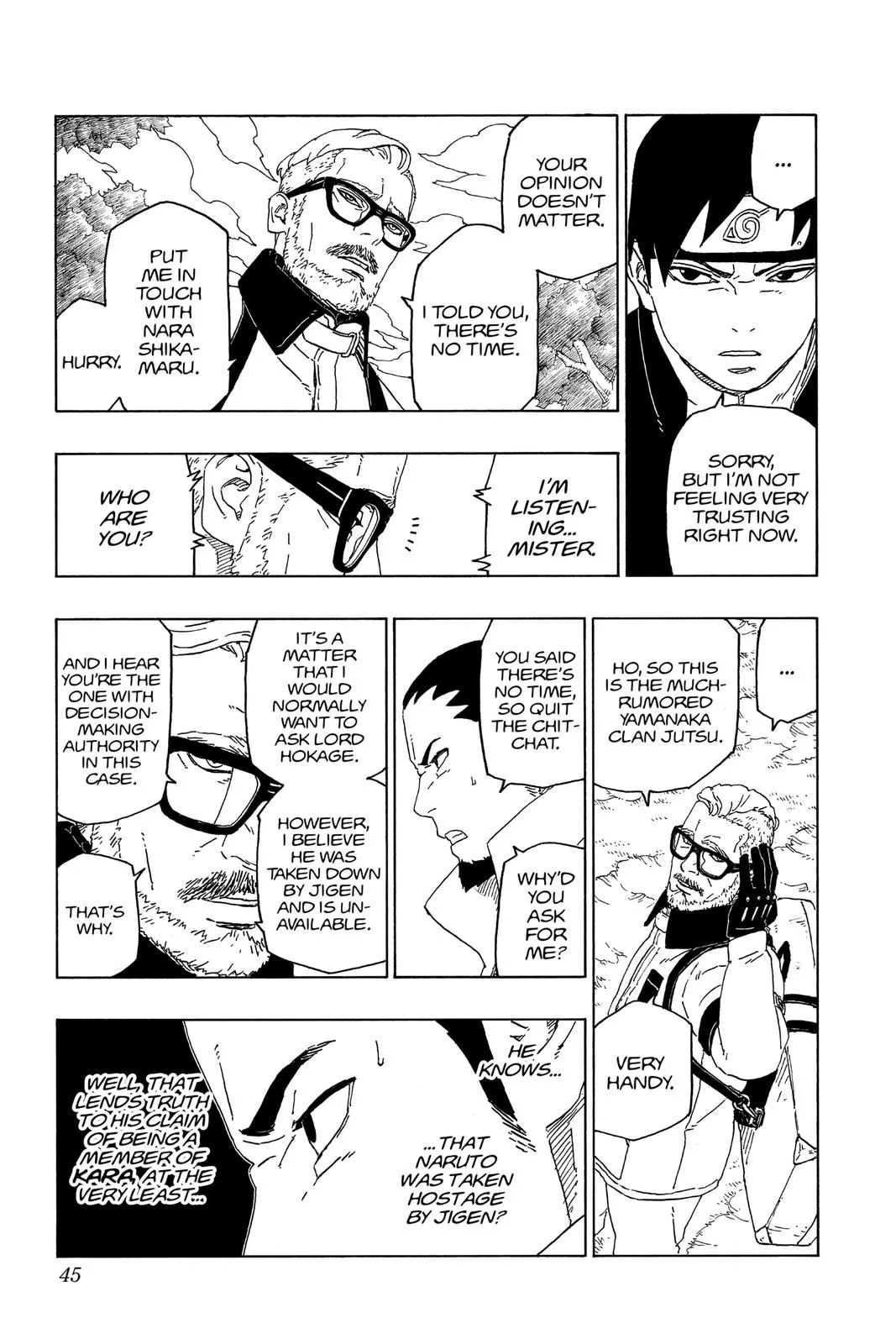 Boruto: Two Blue Vortex - Chapter 44 - Page 45