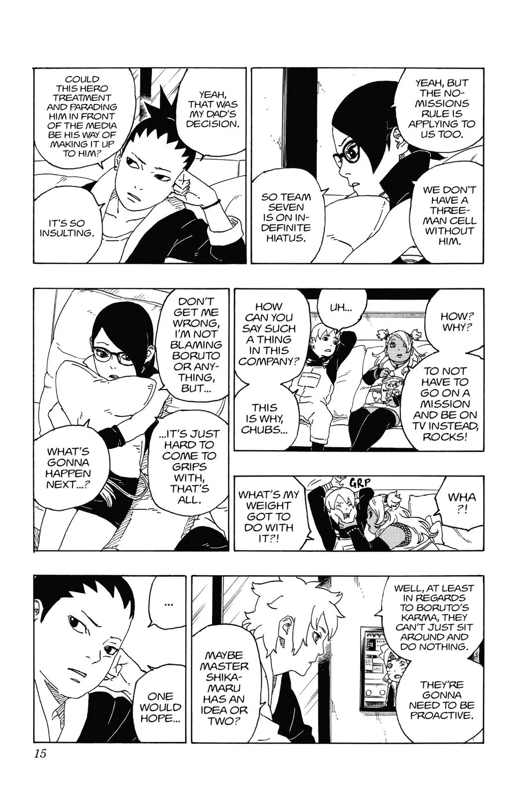 Boruto: Two Blue Vortex - Chapter 56 - Page 15
