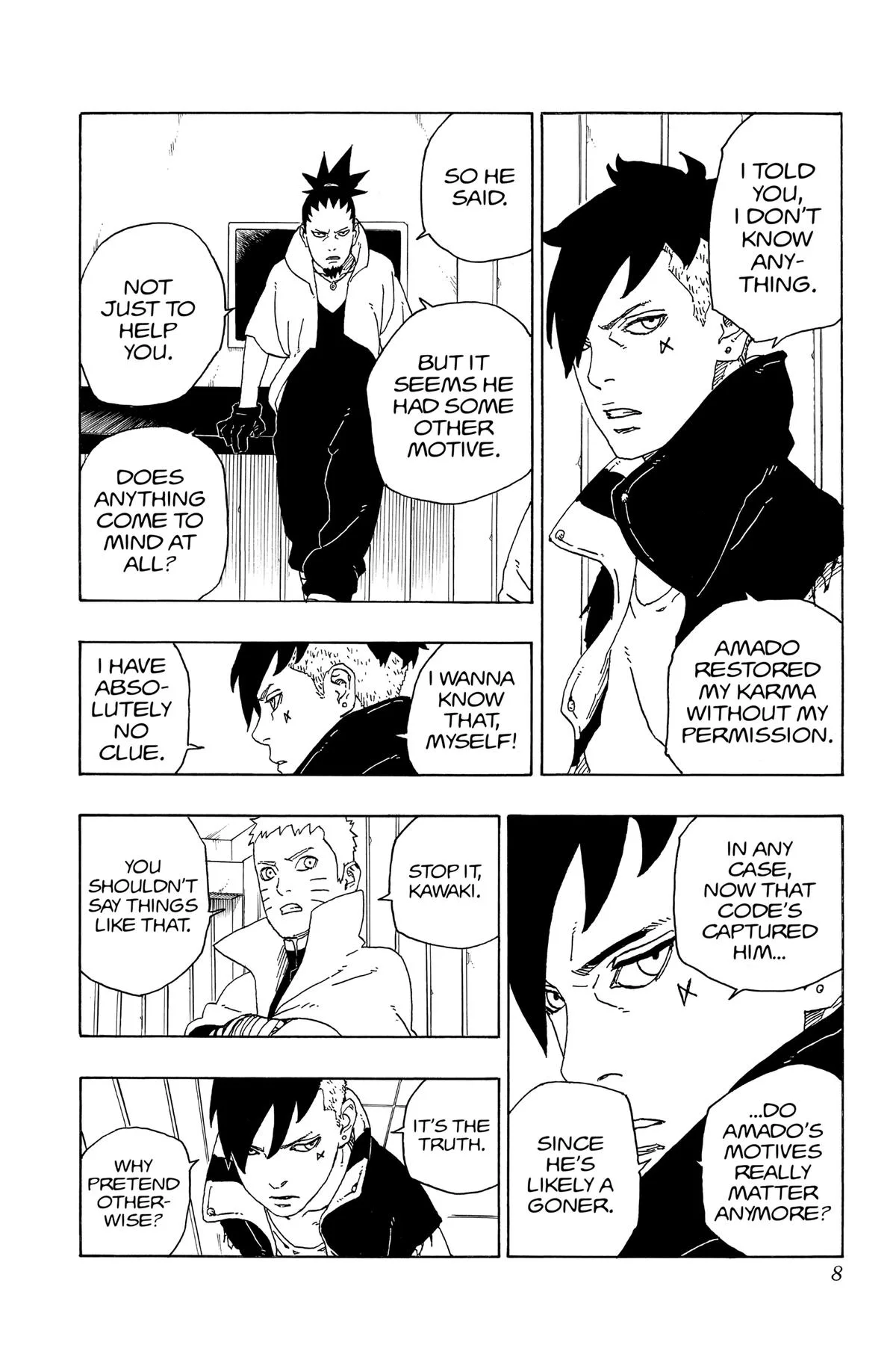 Boruto: Two Blue Vortex - Chapter 72 - Page 8