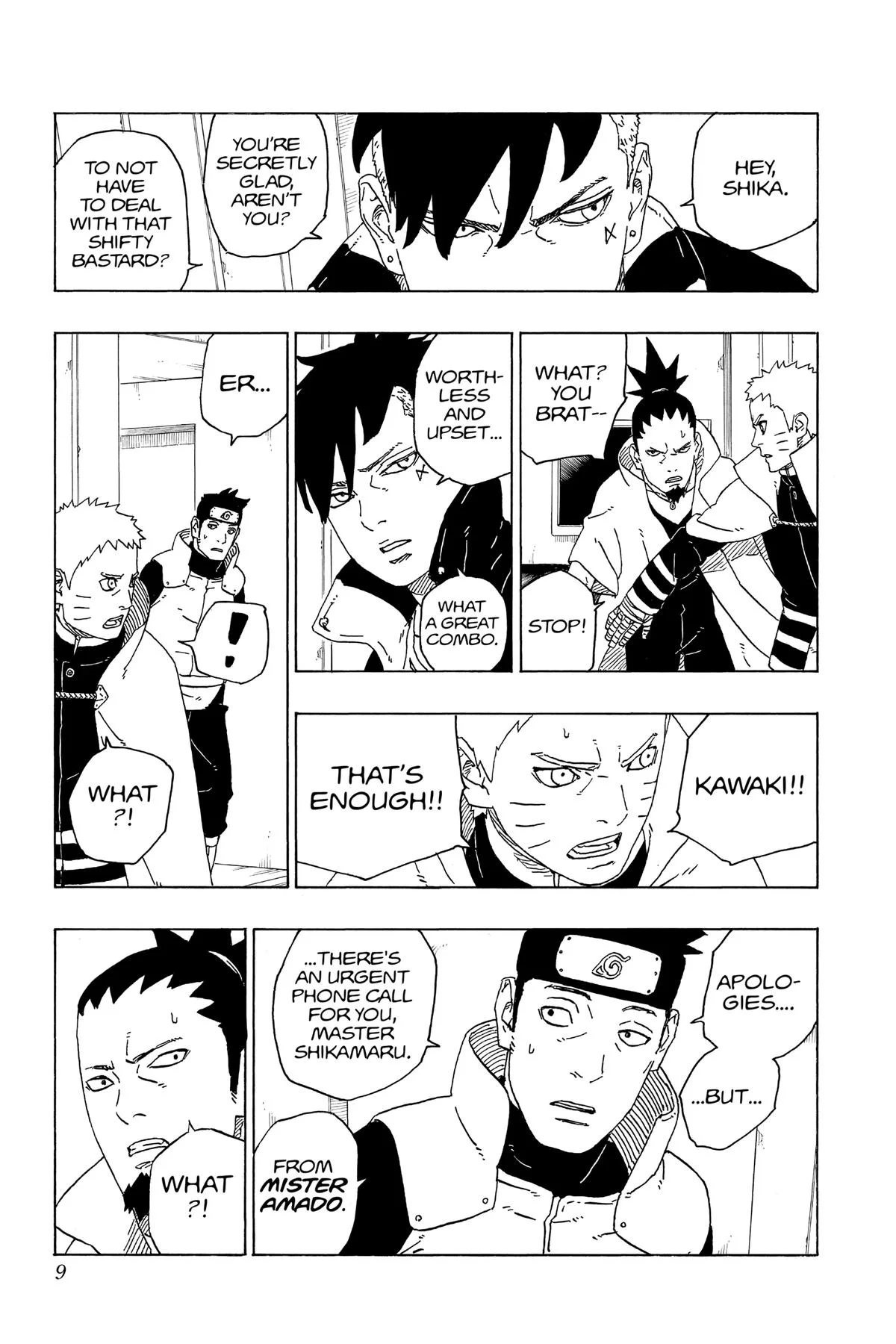 Boruto: Two Blue Vortex - Chapter 72 - Page 9