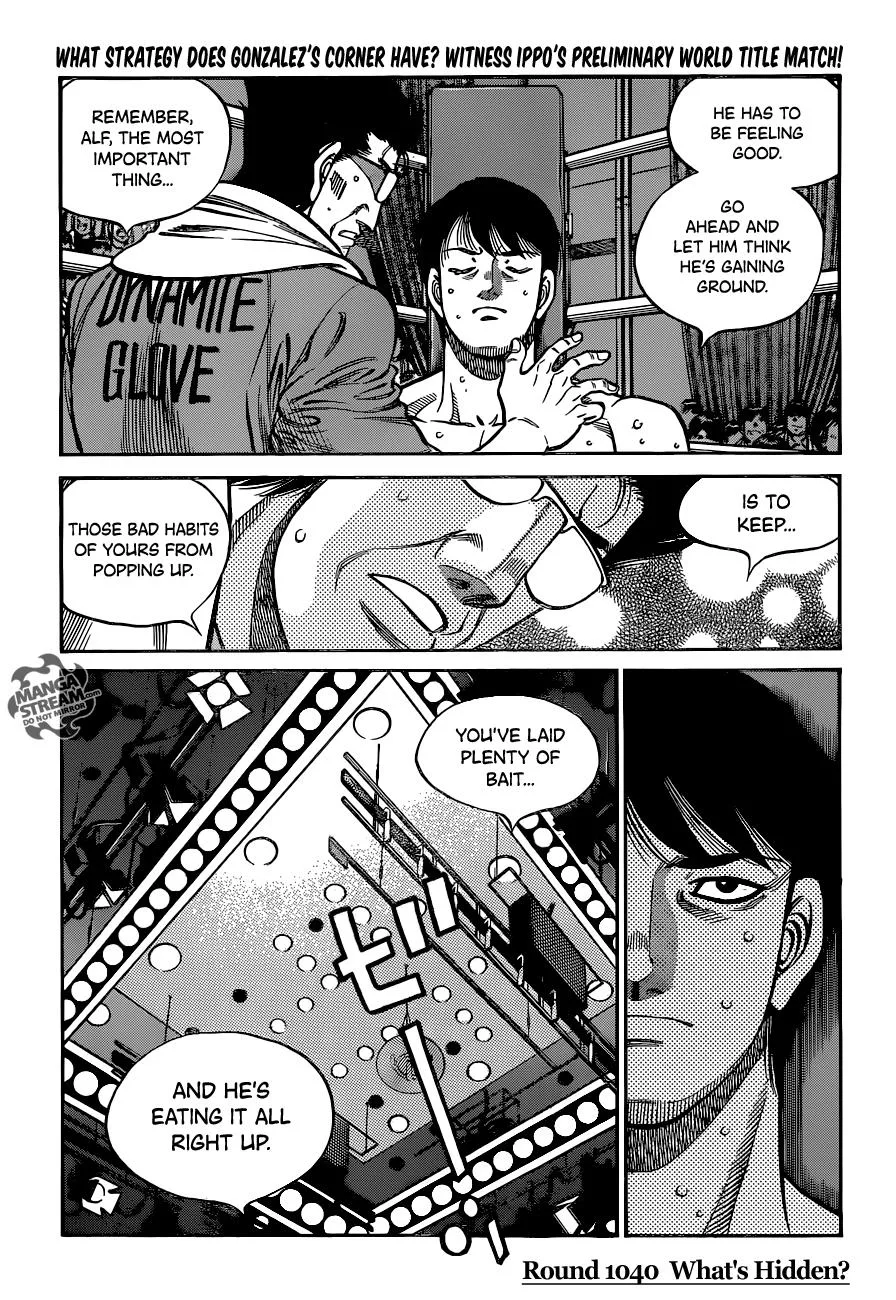 Hajime no Ippo - Chapter 1040 - Page 1
