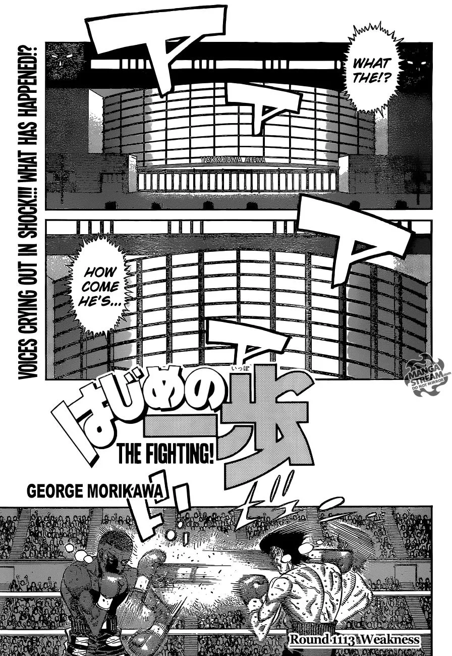 Hajime no Ippo - Chapter 1113 - Page 1