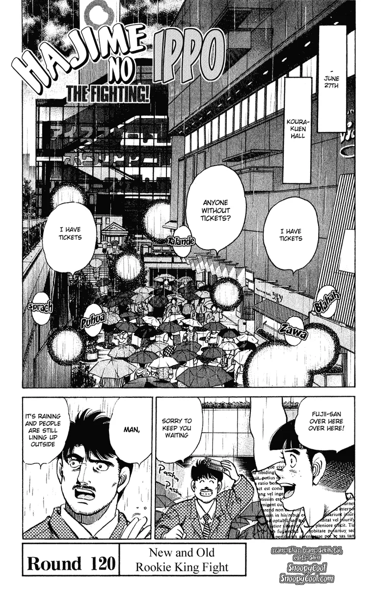 Hajime no Ippo - Chapter 120 - Page 1