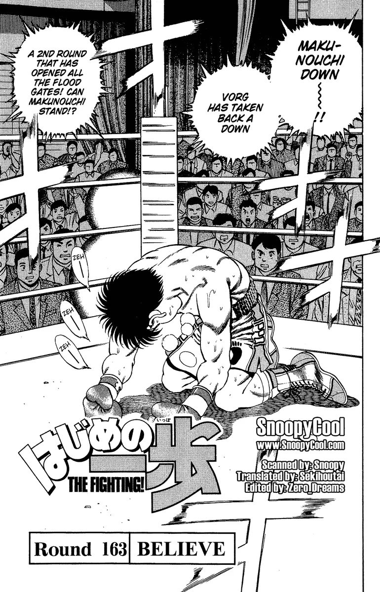 Hajime no Ippo - Chapter 163 - Page 1