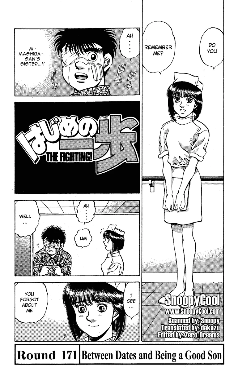 Hajime no Ippo - Chapter 171 - Page 1