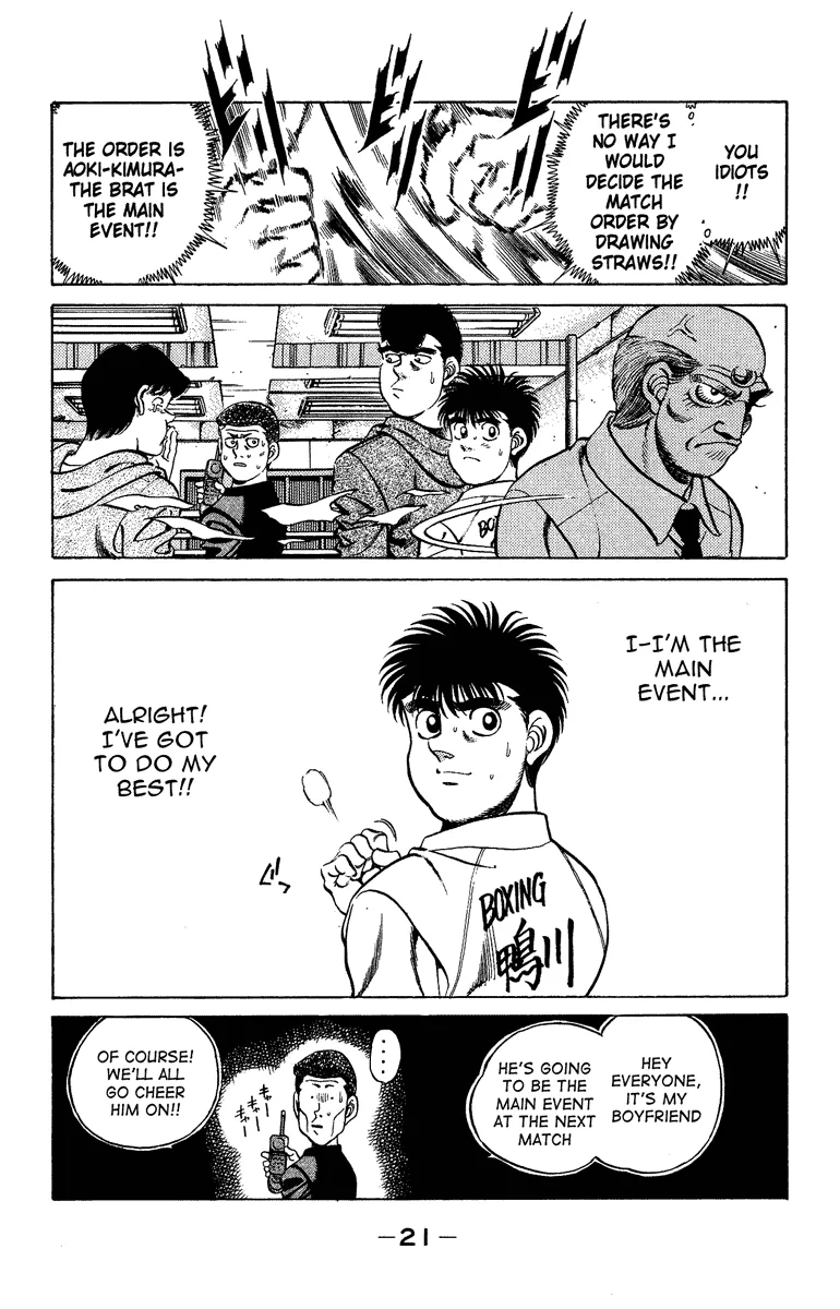 Hajime no Ippo - Chapter 206 - Page 21
