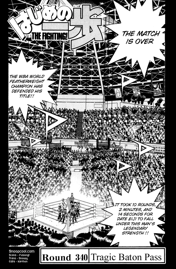 Hajime no Ippo - Chapter 340 - Page 1