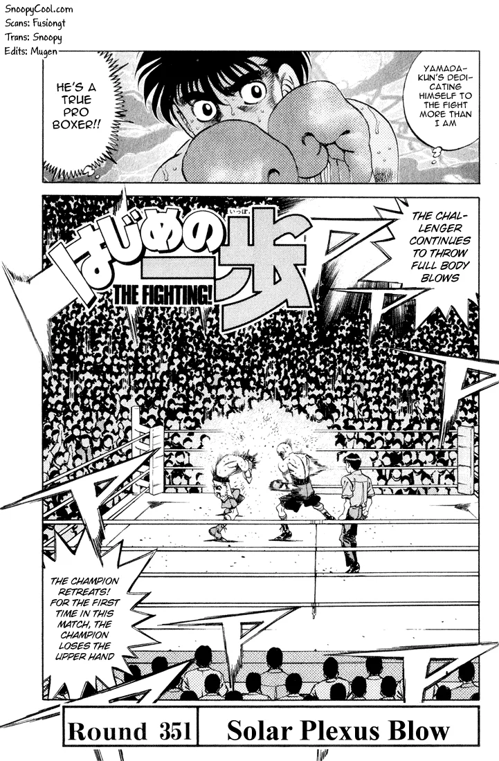 Hajime no Ippo - Chapter 351 - Page 1