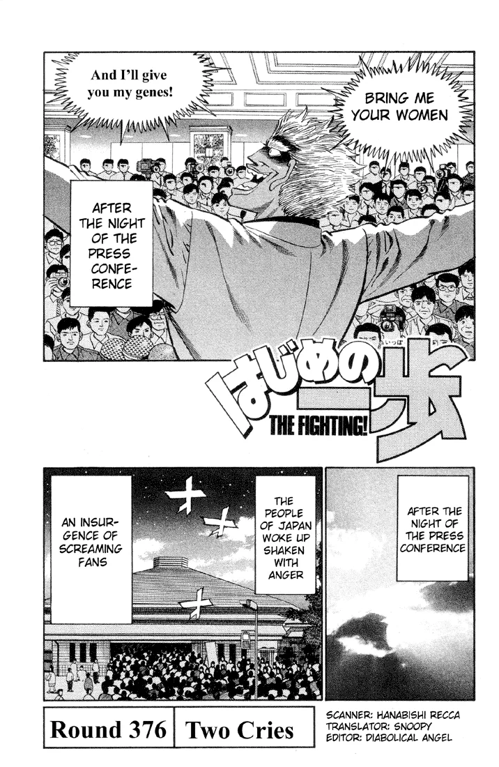Hajime no Ippo - Chapter 376 - Page 1