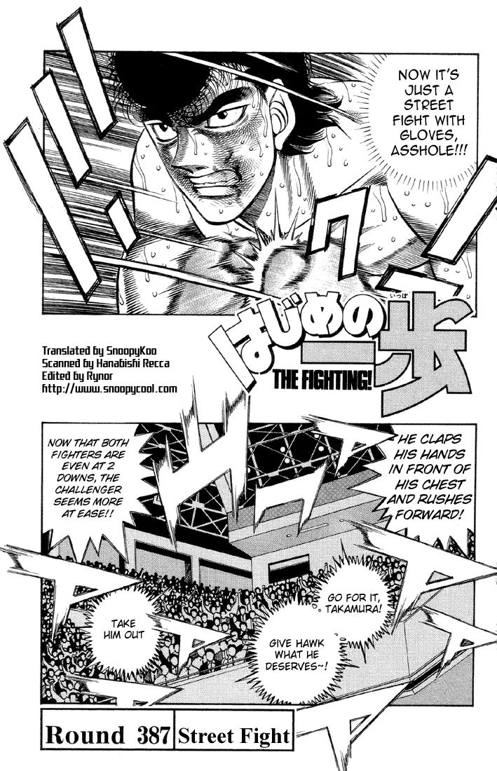 Hajime no Ippo - Chapter 387 - Page 1