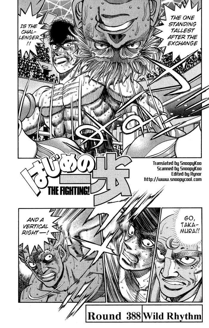 Hajime no Ippo - Chapter 388 - Page 1