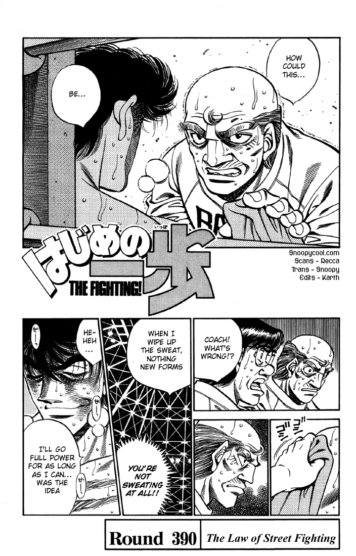 Hajime no Ippo - Chapter 390 - Page 1