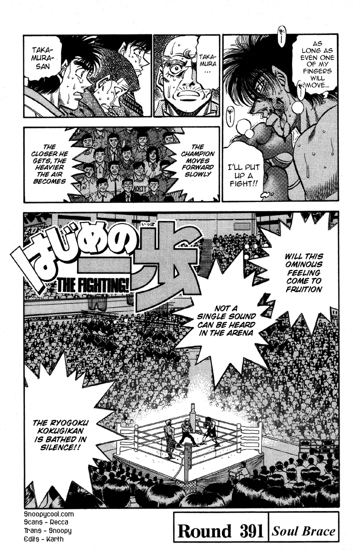 Hajime no Ippo - Chapter 391 - Page 1