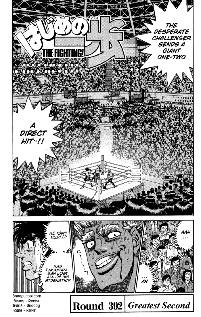 Hajime no Ippo - Chapter 392 - Page 1