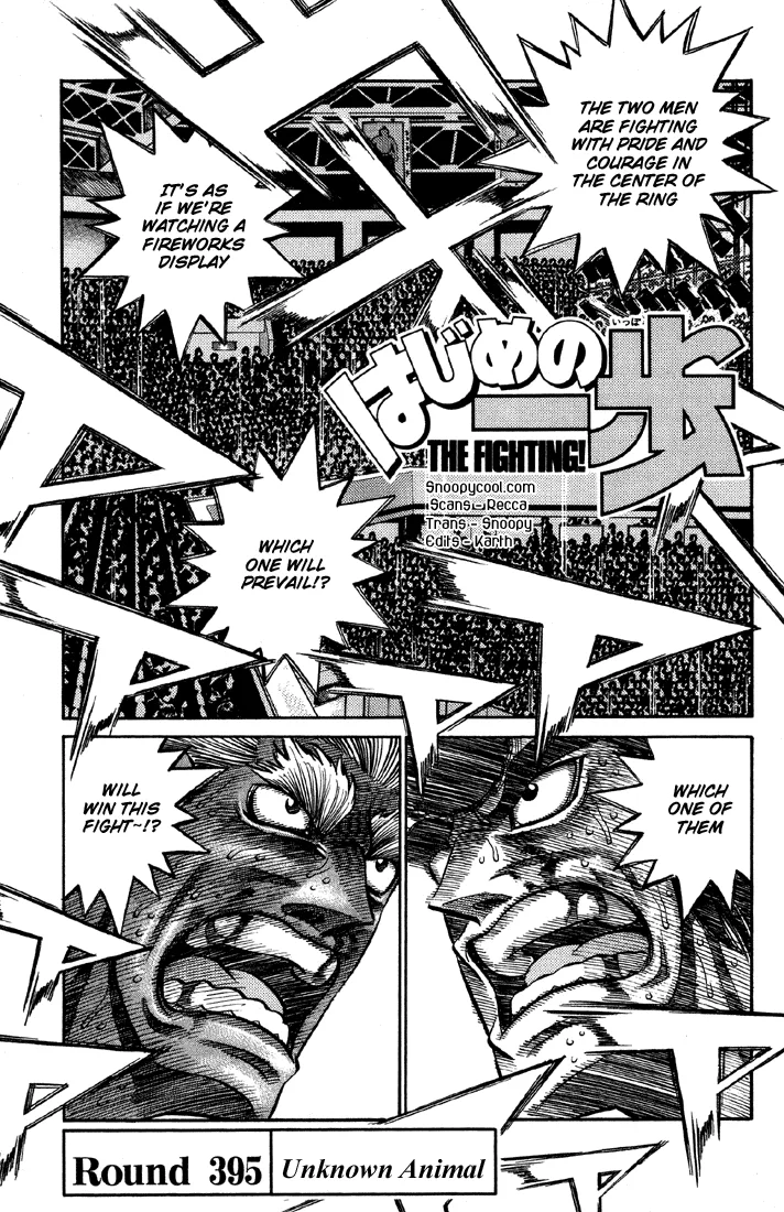 Hajime no Ippo - Chapter 395 - Page 1