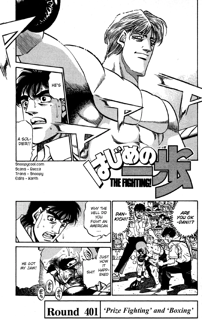 Hajime no Ippo - Chapter 401 - Page 1
