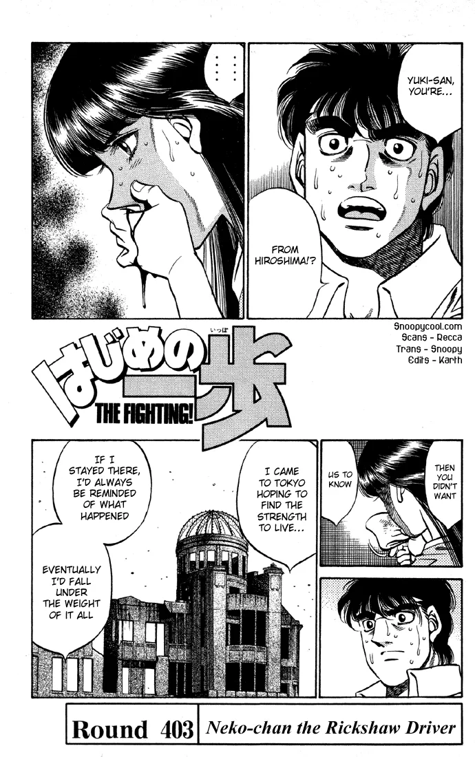 Hajime no Ippo - Chapter 403 - Page 1