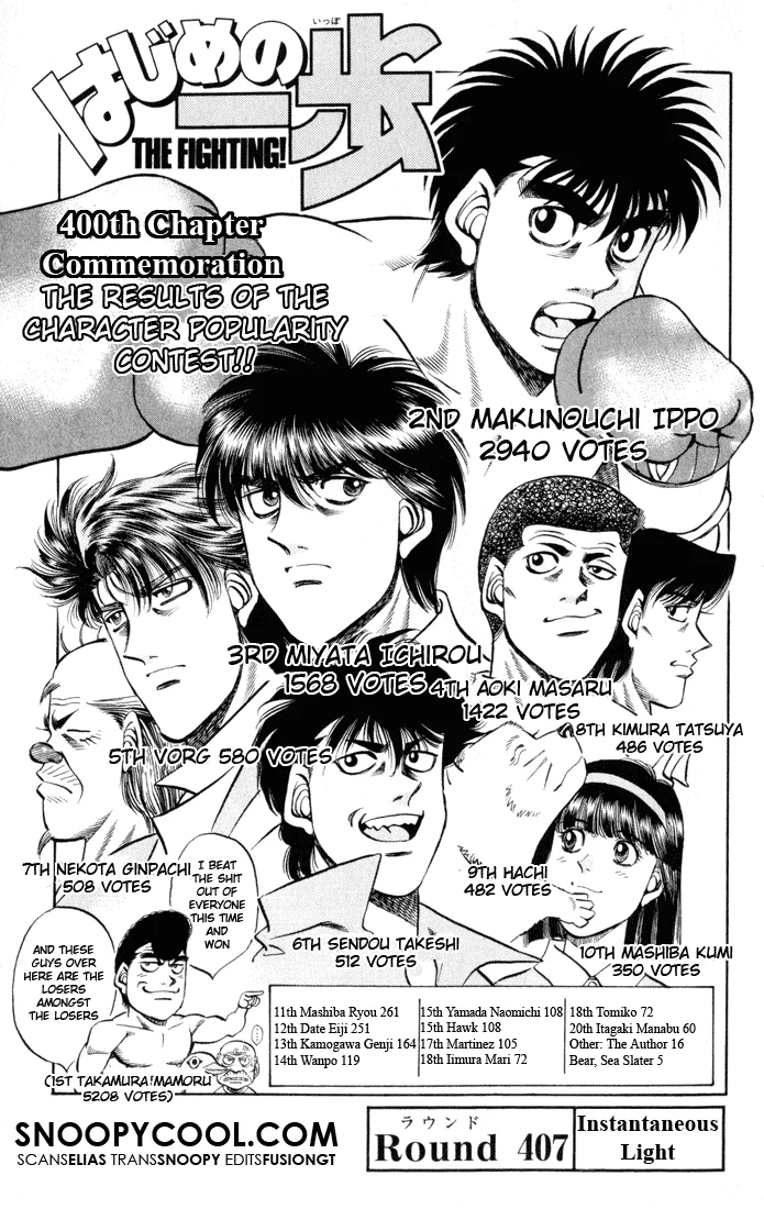 Hajime no Ippo - Chapter 407 - Page 4
