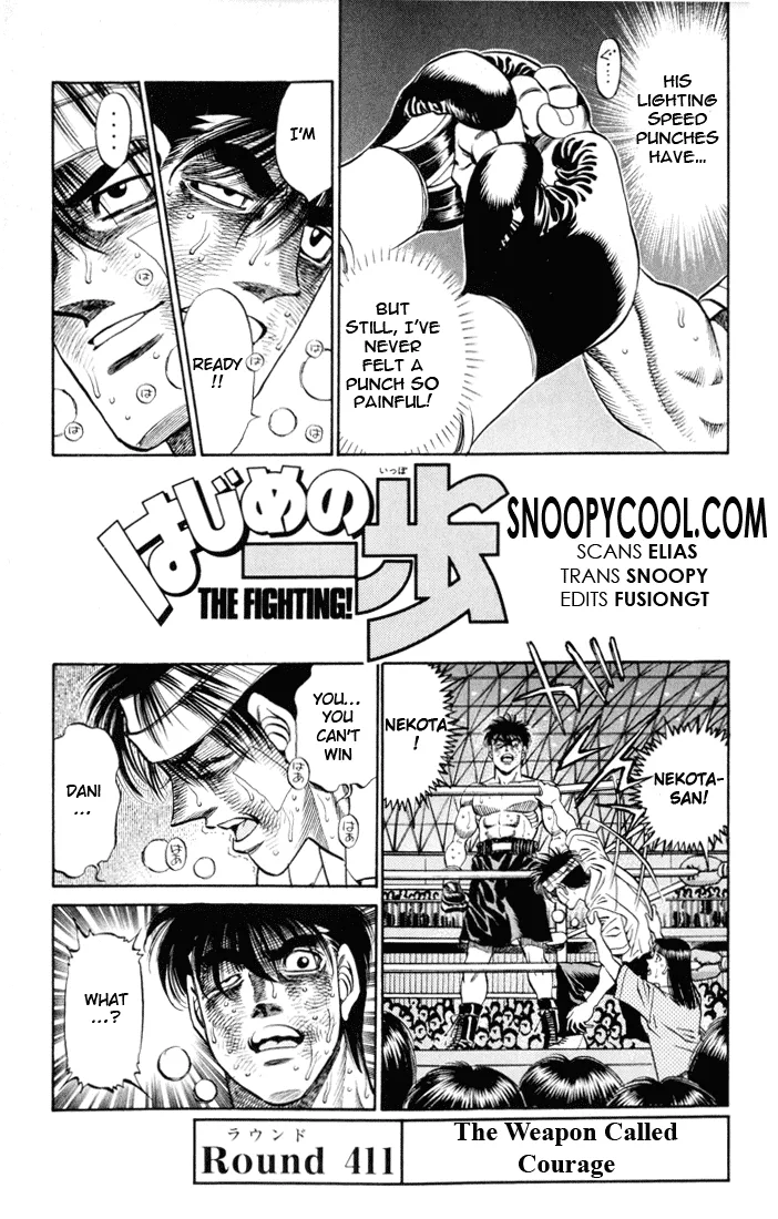Hajime no Ippo - Chapter 411 - Page 1