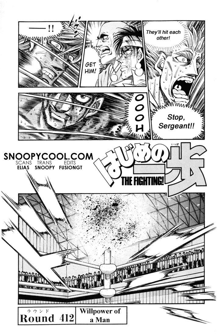 Hajime no Ippo - Chapter 412 - Page 1