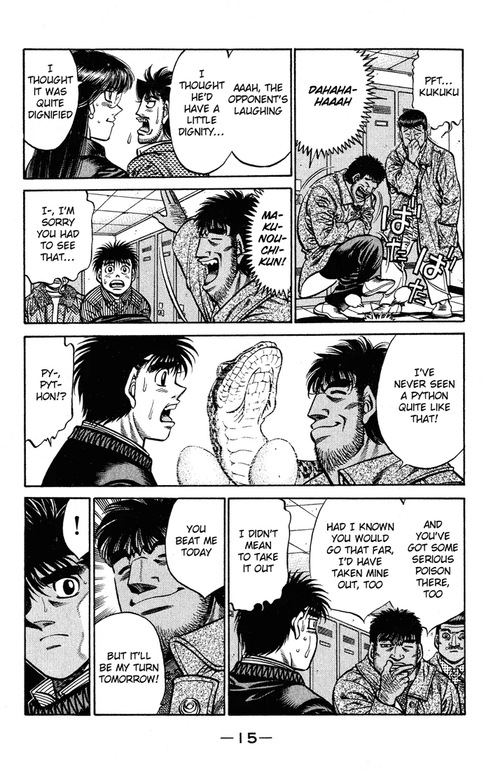 Hajime no Ippo - Chapter 425 - Page 15