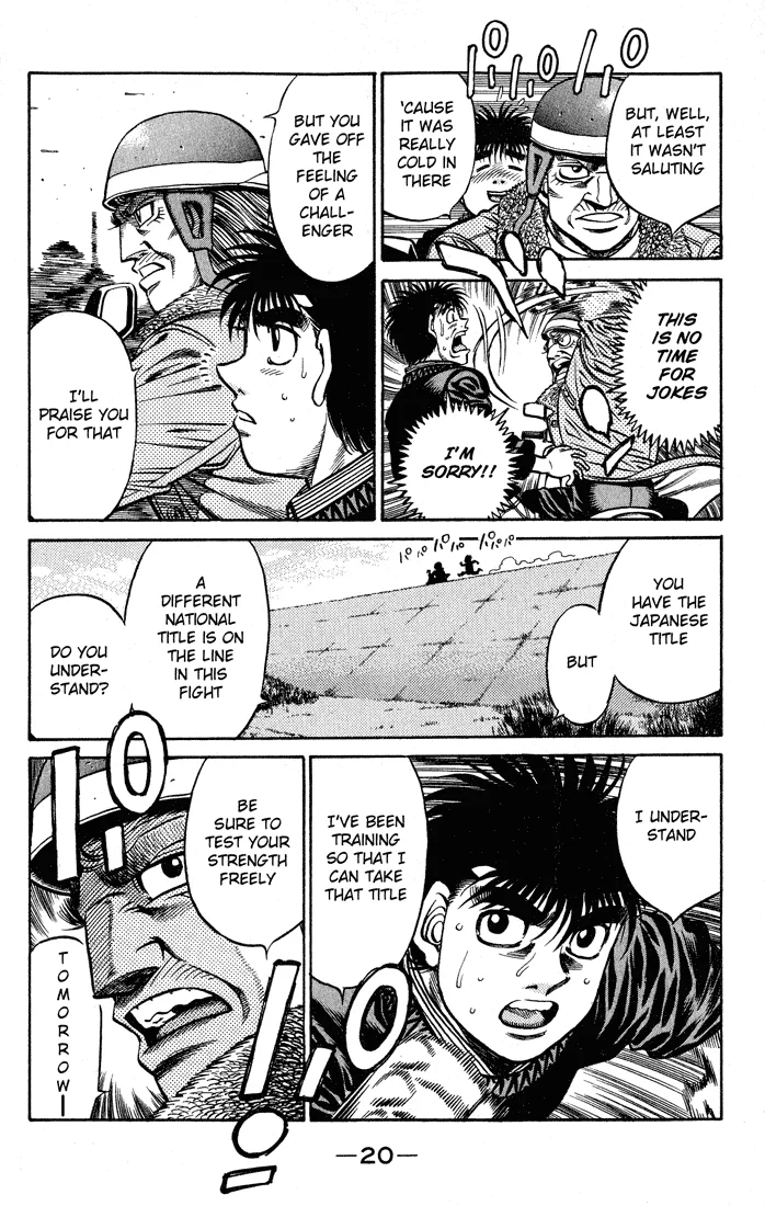 Hajime no Ippo - Chapter 425 - Page 20