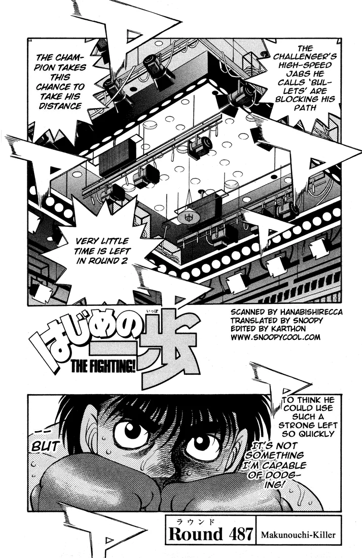 Hajime no Ippo - Chapter 487 - Page 1