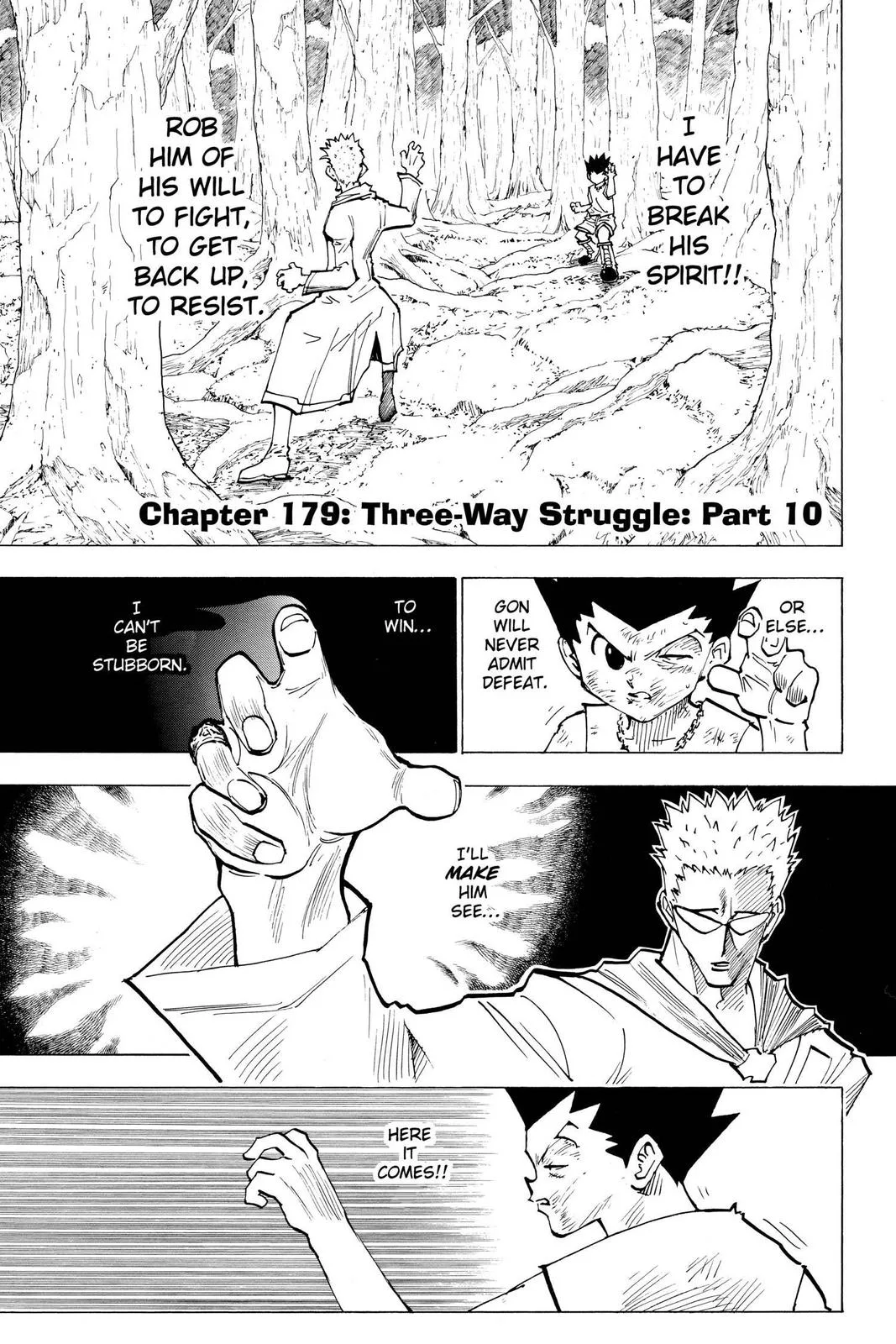 Hunter x Hunter - Chapter 179 - Page 1