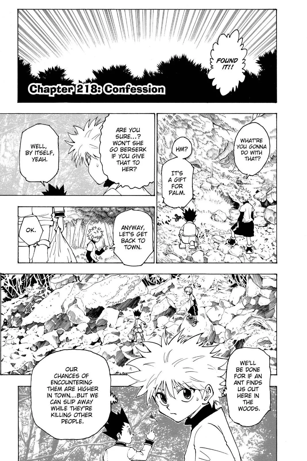 Hunter x Hunter - Chapter 218 - Page 1