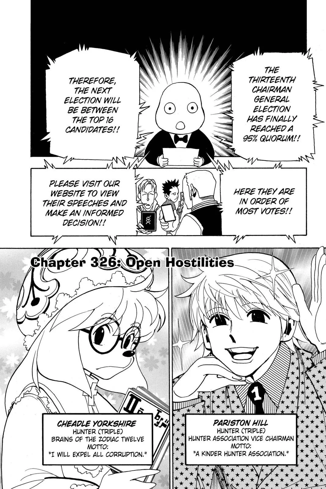 Hunter x Hunter - Chapter 326 - Page 1