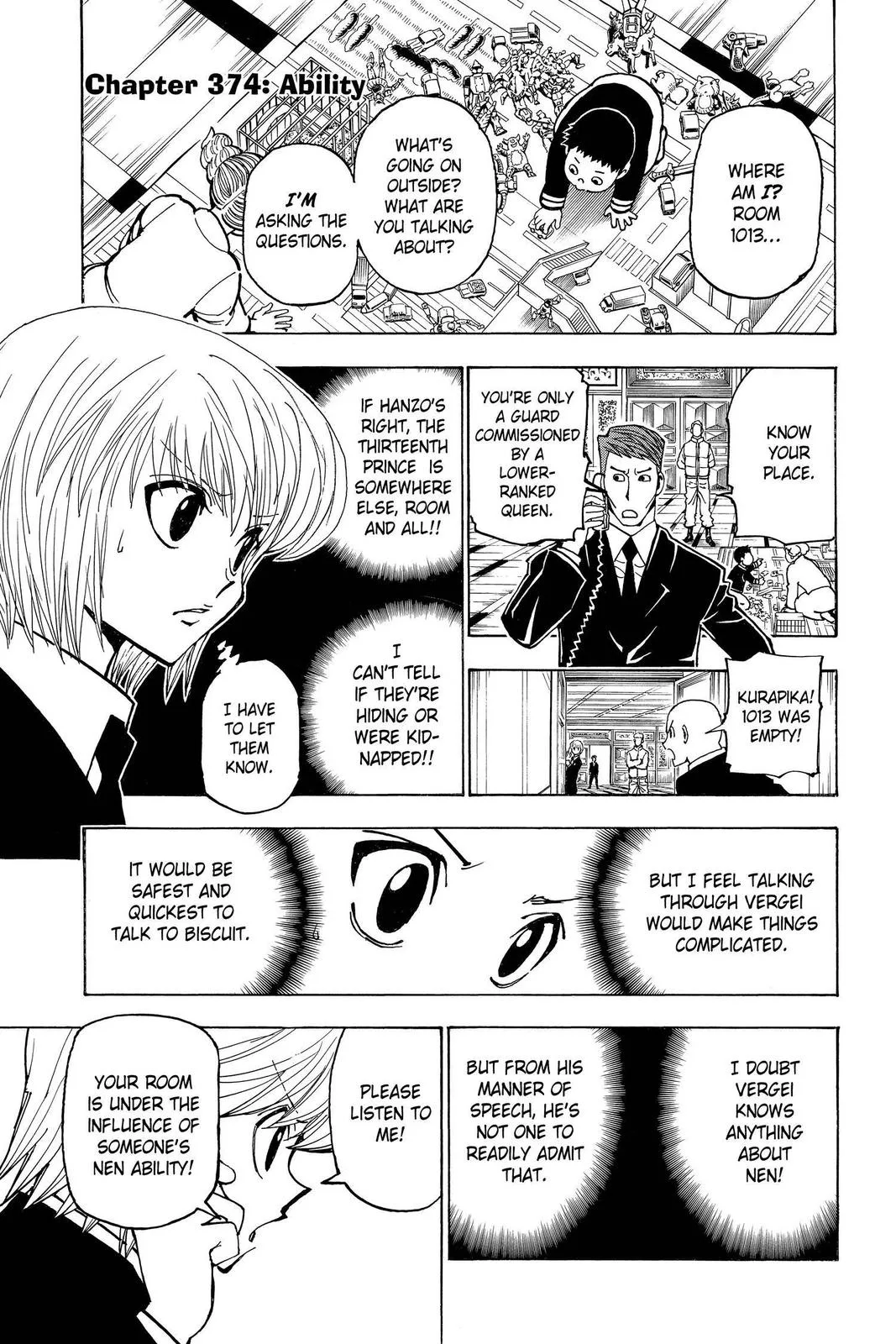 Hunter x Hunter - Chapter 374 - Page 1