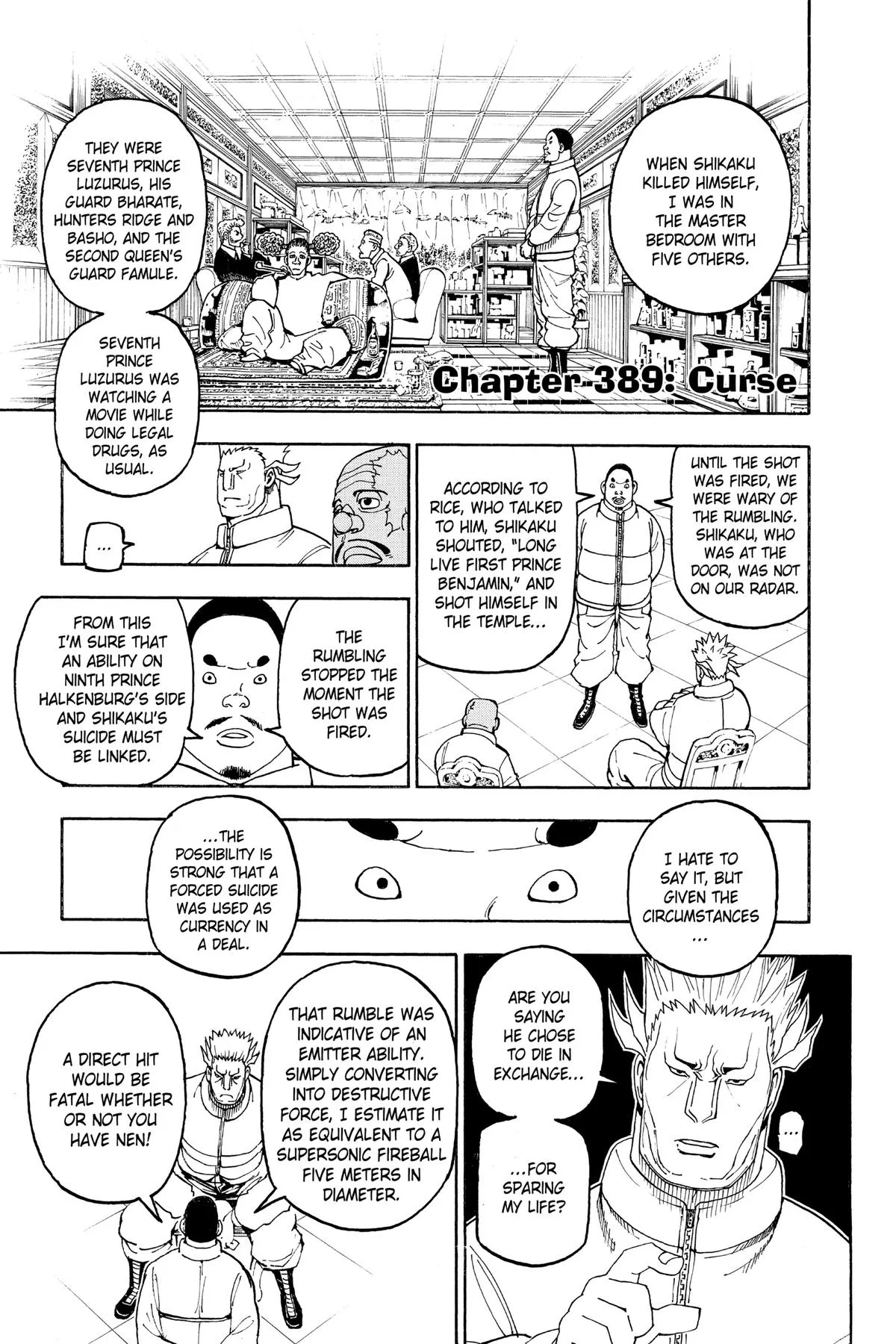 Hunter x Hunter - Chapter 389 - Page 1