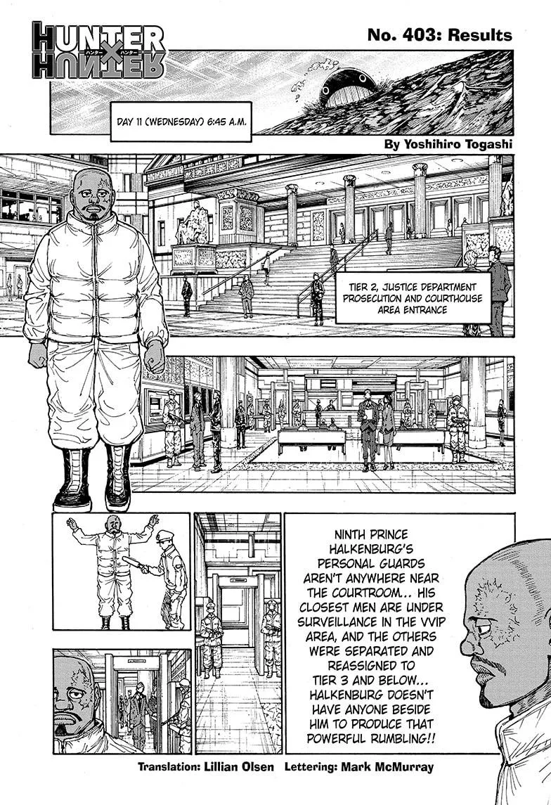 Hunter x Hunter - Chapter 403 - Page 1