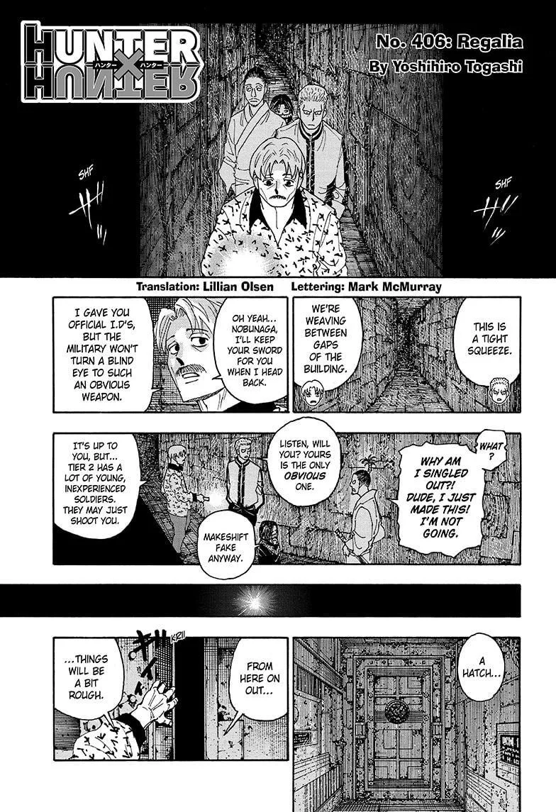 Hunter x Hunter - Chapter 406 - Page 1