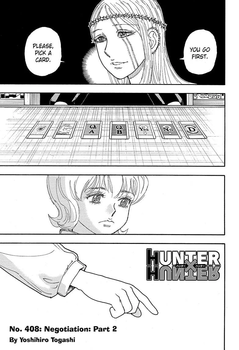 Hunter x Hunter - Chapter 408 - Page 1