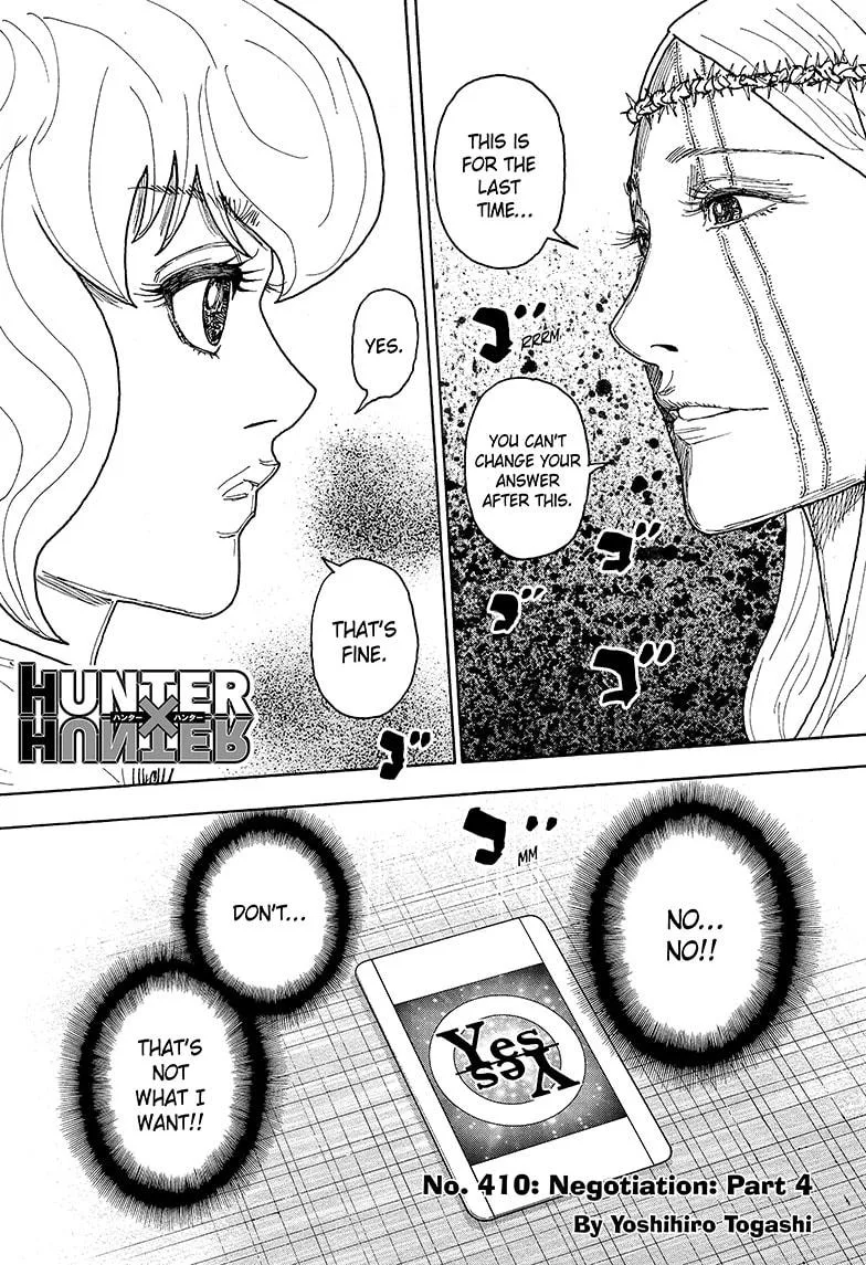 Hunter x Hunter - Chapter 410 - Page 1