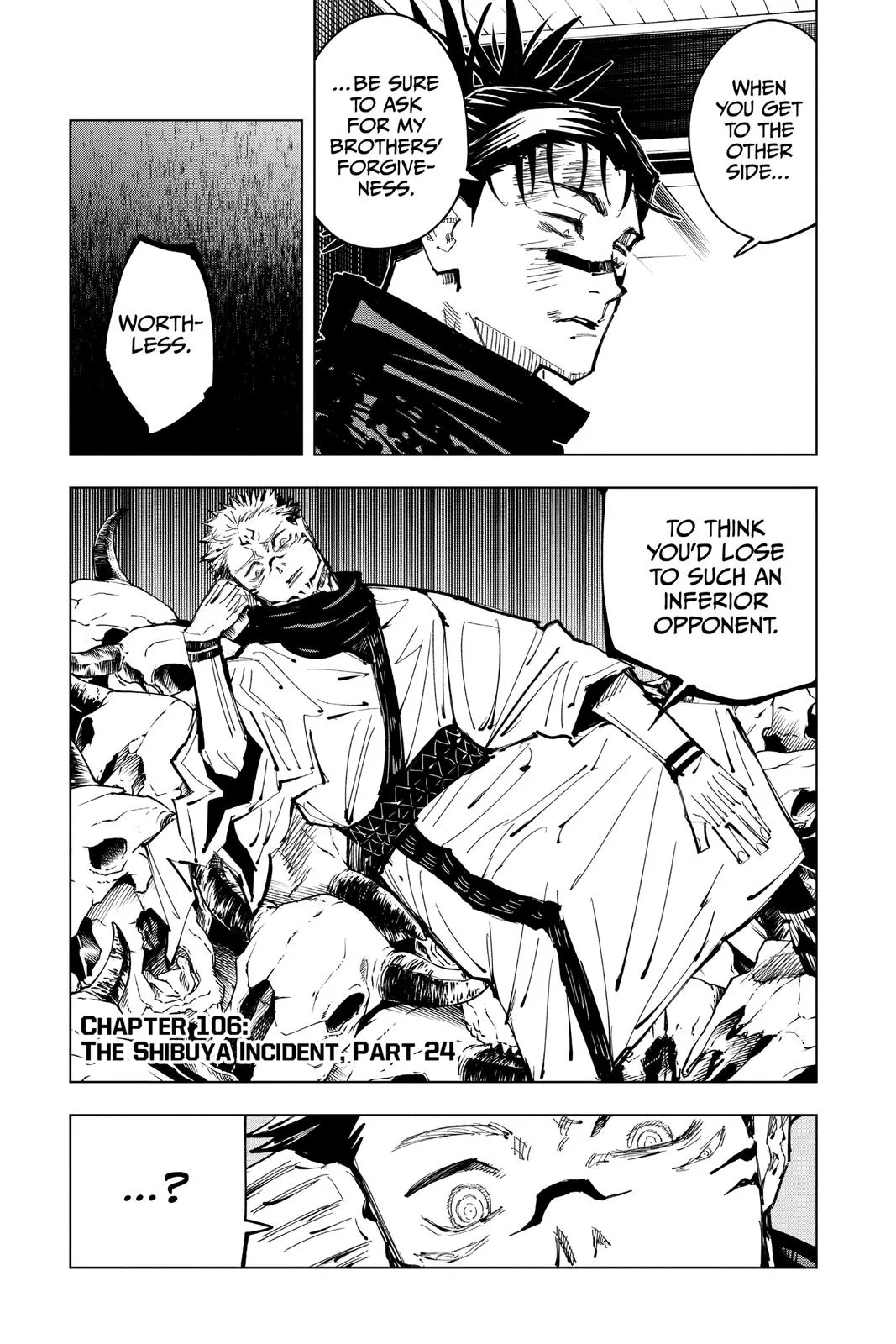 Jujutsu Kaisen - Chapter 106 - Page 1