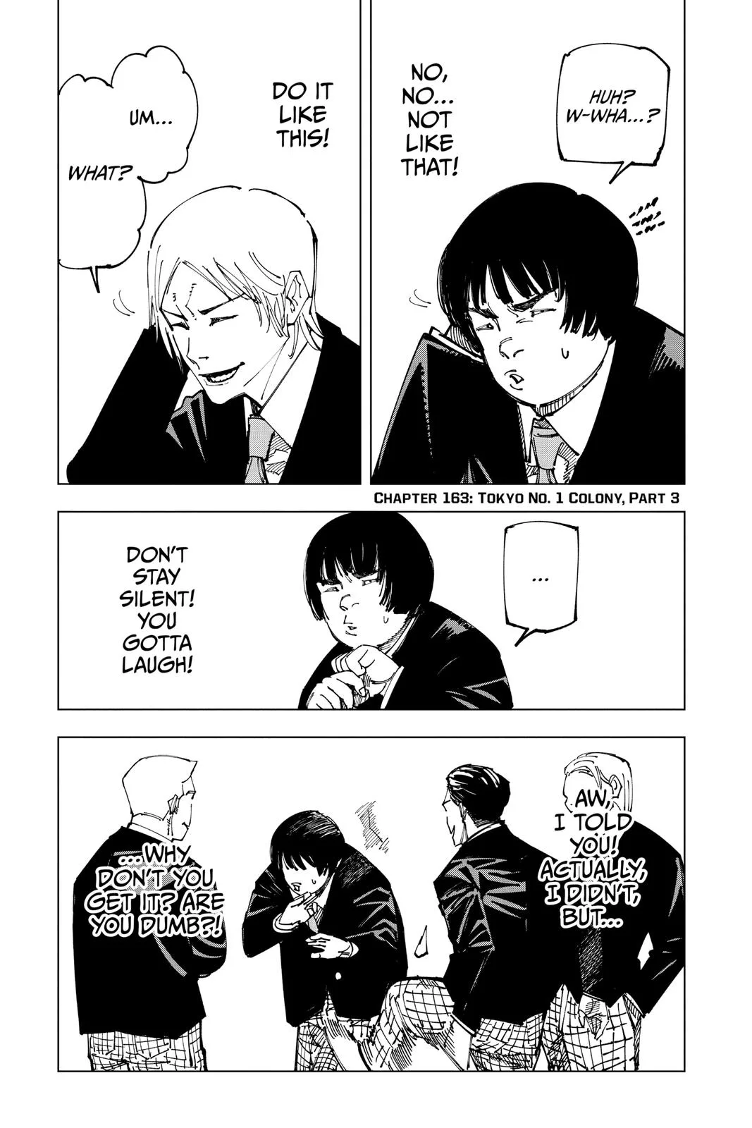 Jujutsu Kaisen - Chapter 163 - Page 1