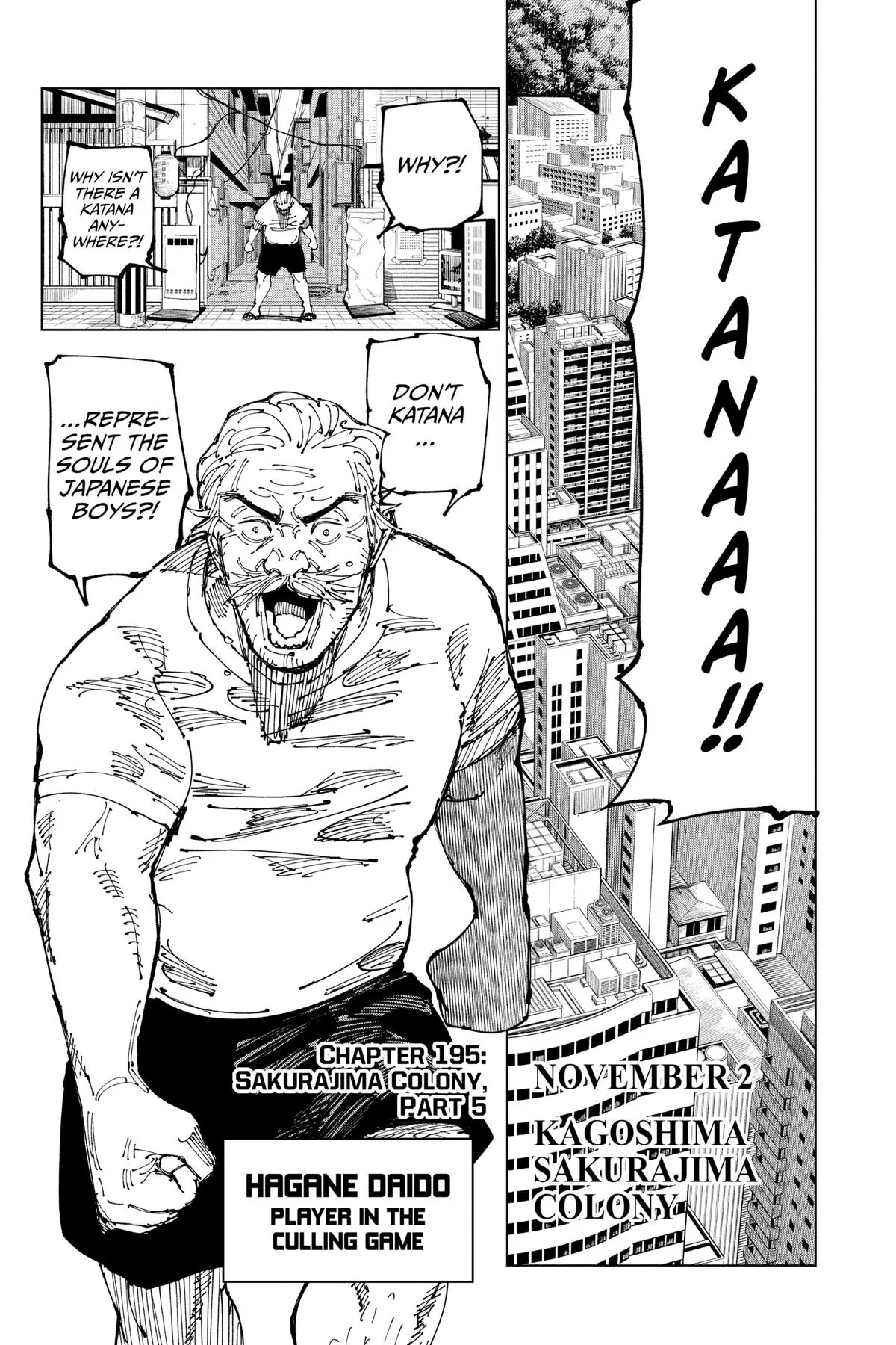 Jujutsu Kaisen - Chapter 195 - Page 1