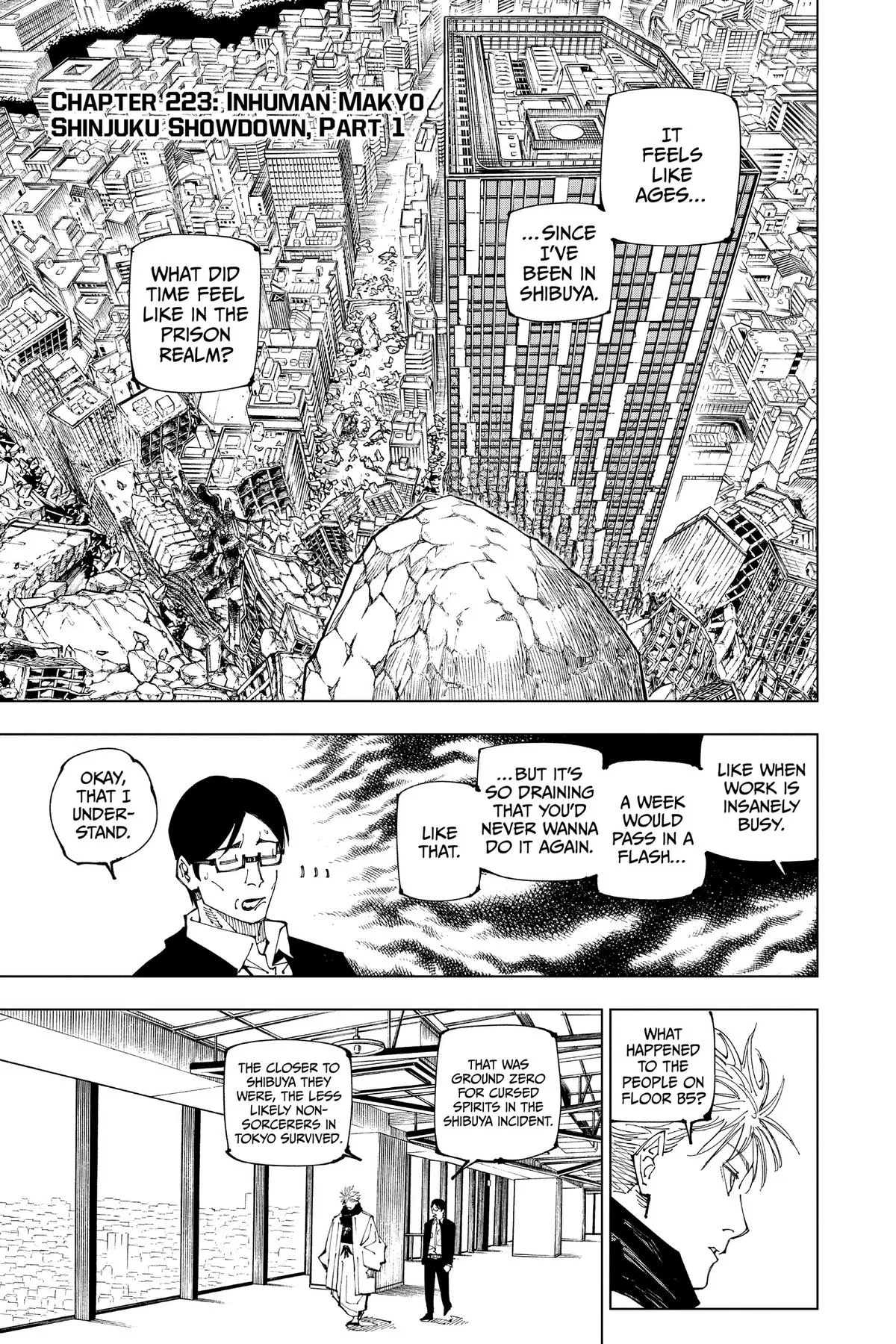 Jujutsu Kaisen - Chapter 223 - Page 1