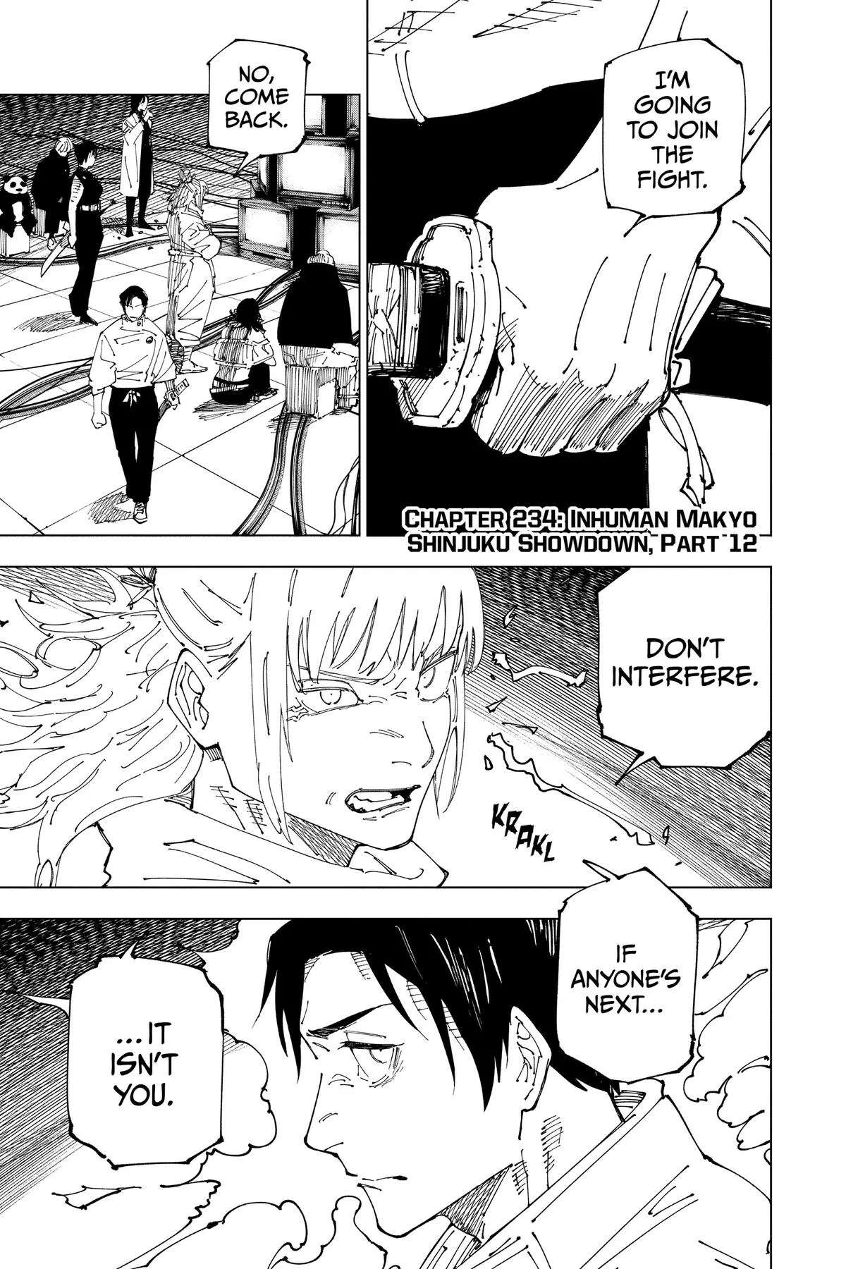 Jujutsu Kaisen - Chapter 234 - Page 1