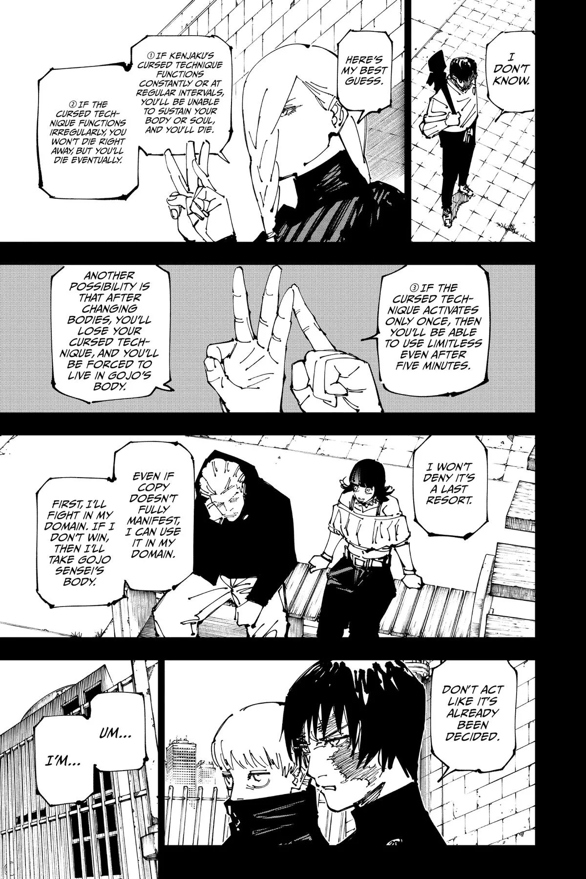 Jujutsu Kaisen - Chapter 261 - Page 5