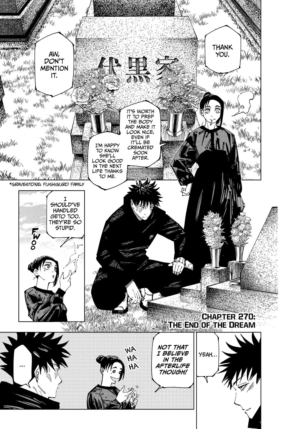 Jujutsu Kaisen - Chapter 270 - Page 1