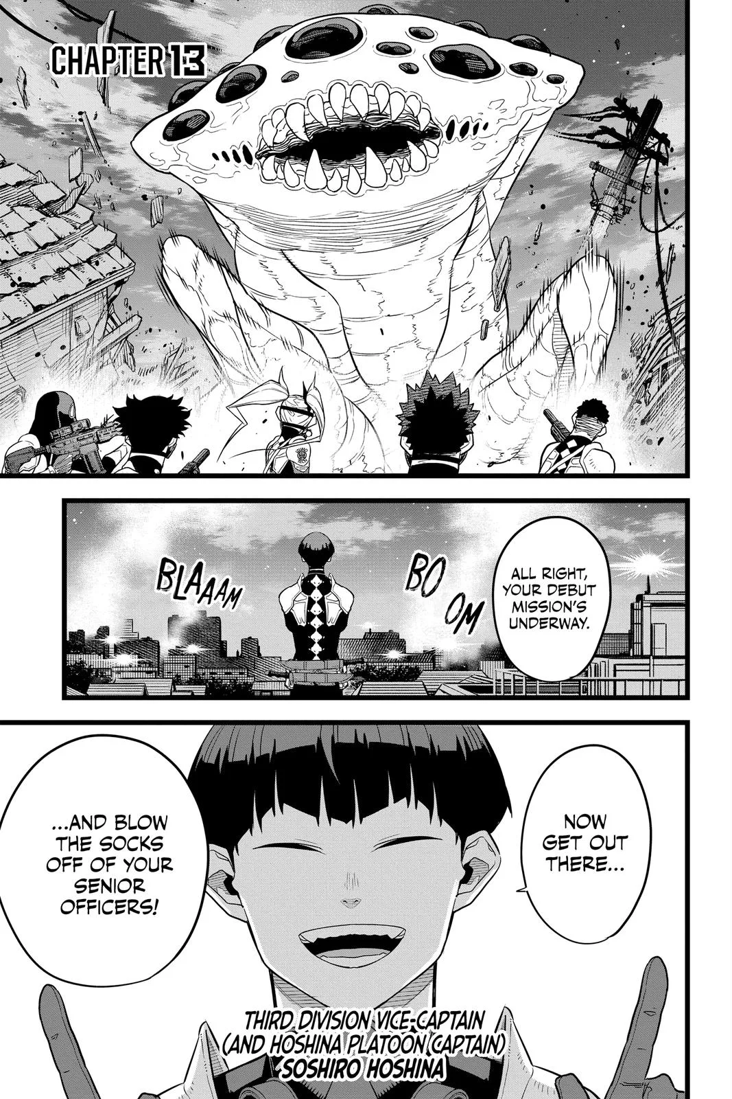 Kaiju No. 8 - Chapter 13 - Page 1