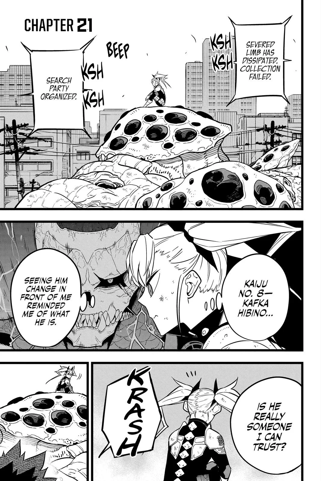 Kaiju No. 8 - Chapter 21 - Page 1