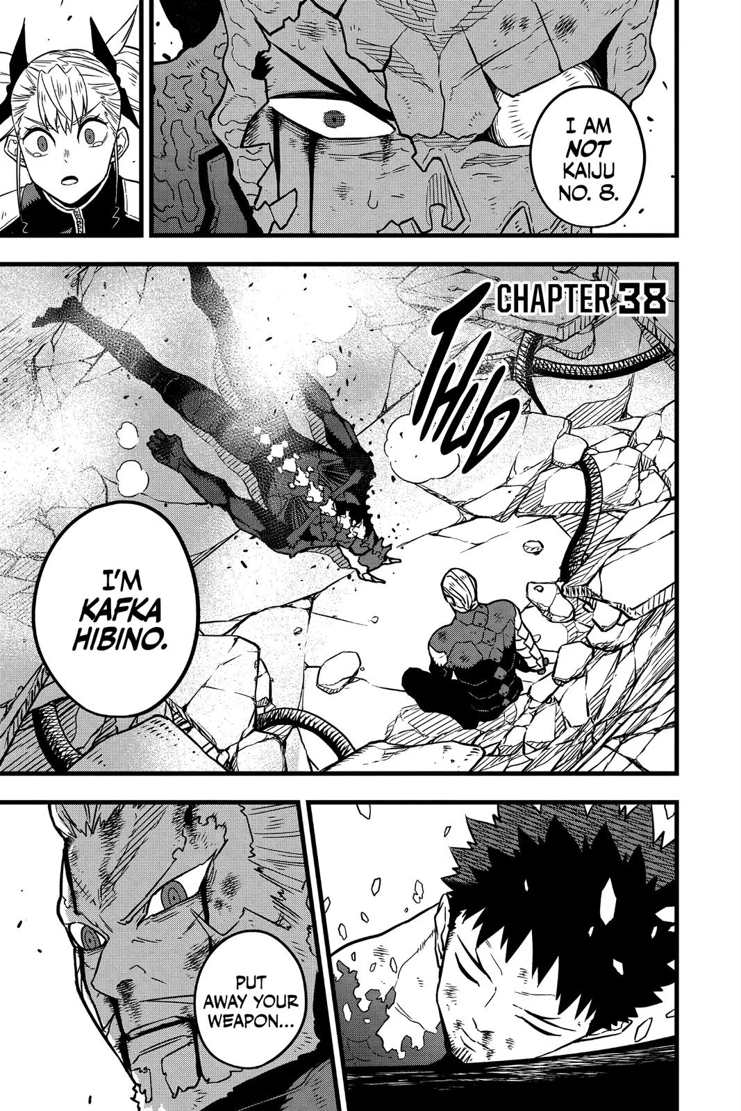 Kaiju No. 8 - Chapter 38 - Page 1