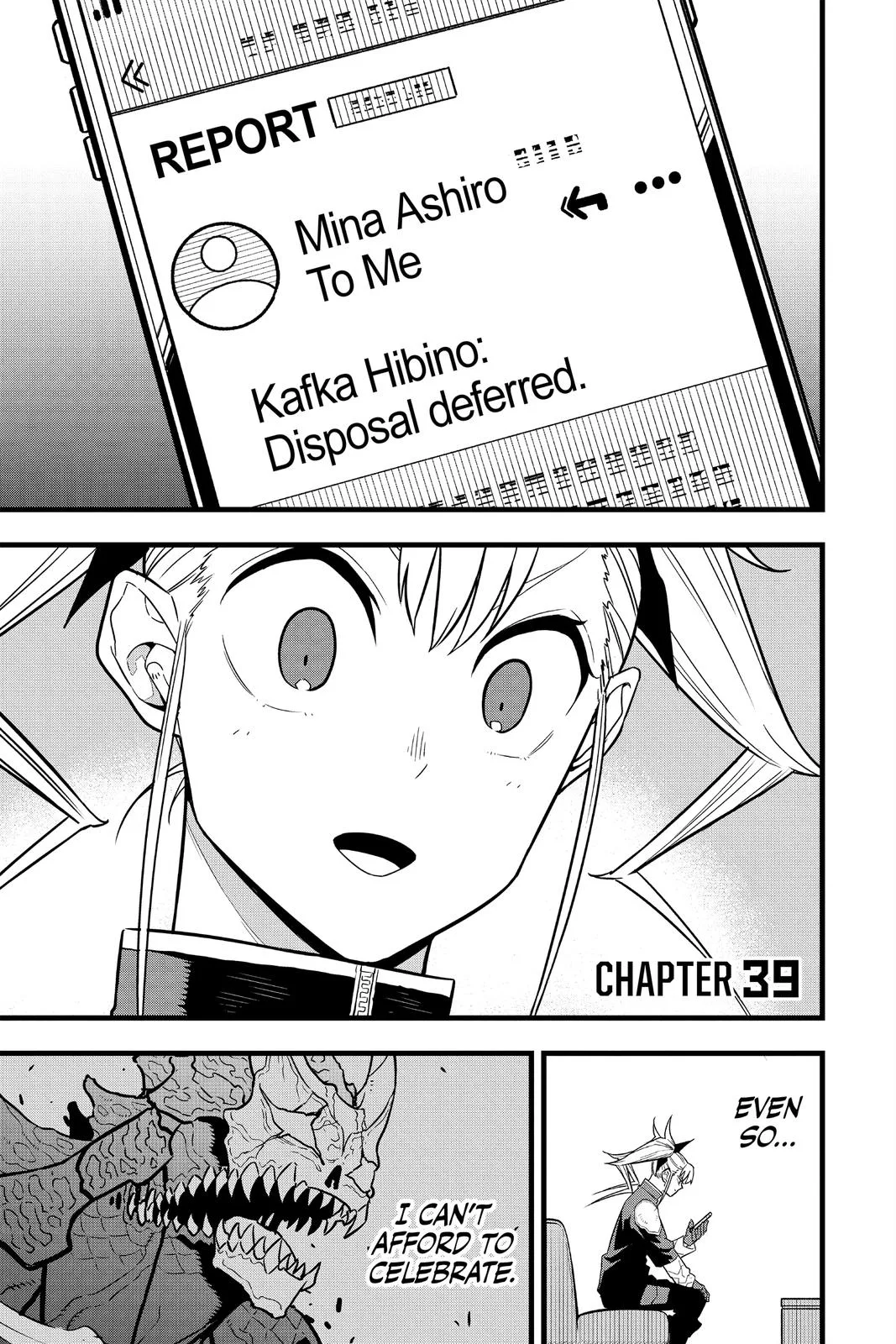 Kaiju No. 8 - Chapter 39 - Page 1
